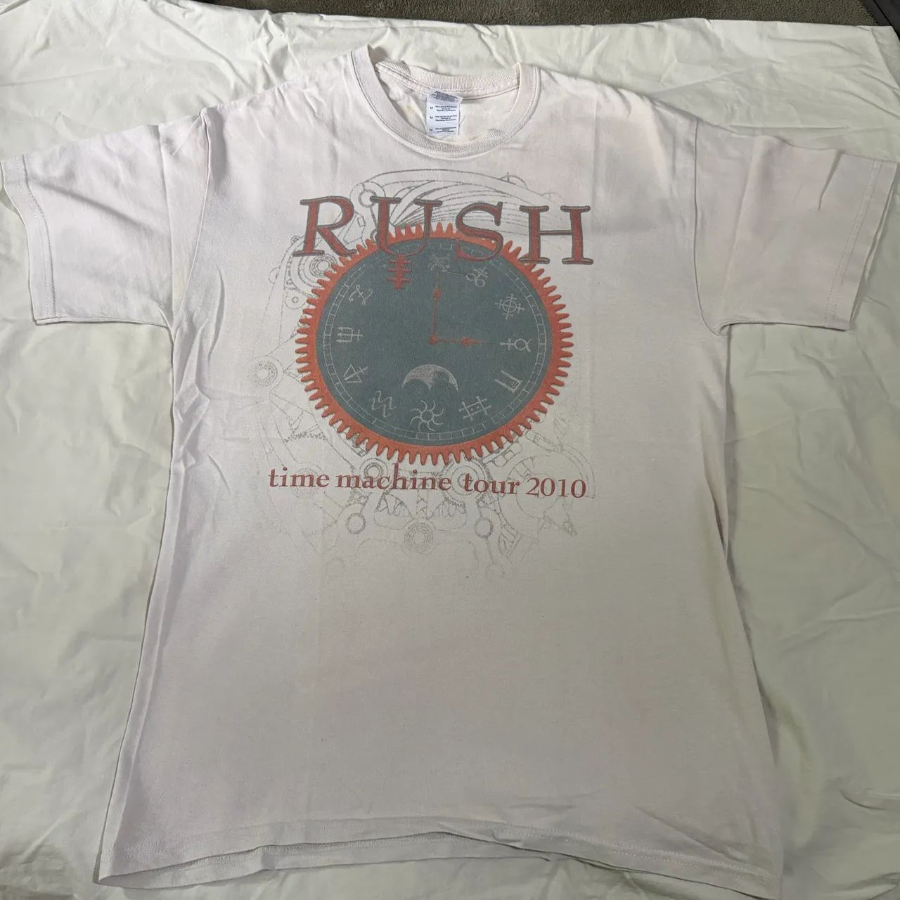 Camiseta da turnê Rush - Time Machine Tour 2010 - usada original importada 