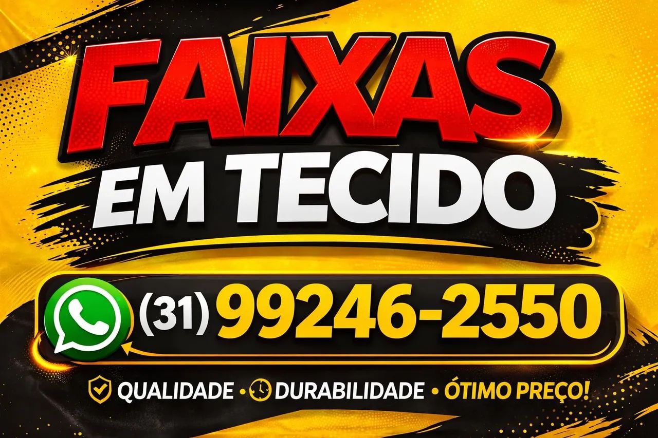  Faixas A melhor propaganda visual para seu comércio  - Foto 3