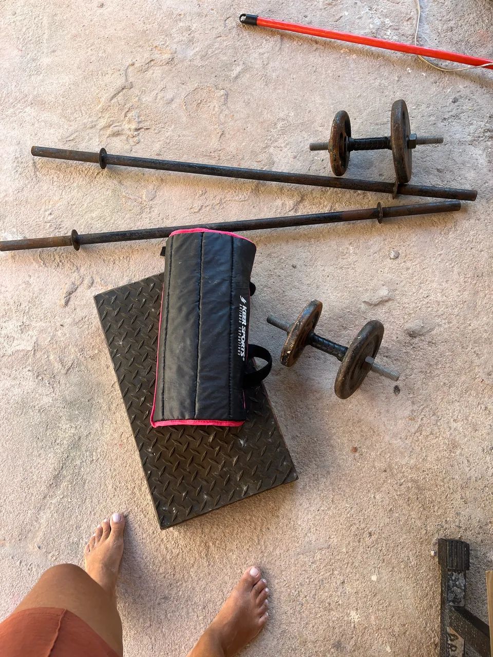 Equipamentos para treino 