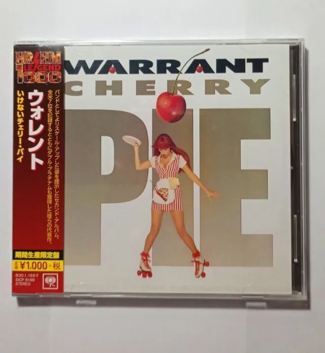 Warrant Cherry Pie Cd Importado Japão Original C/obi Bonus Tracks