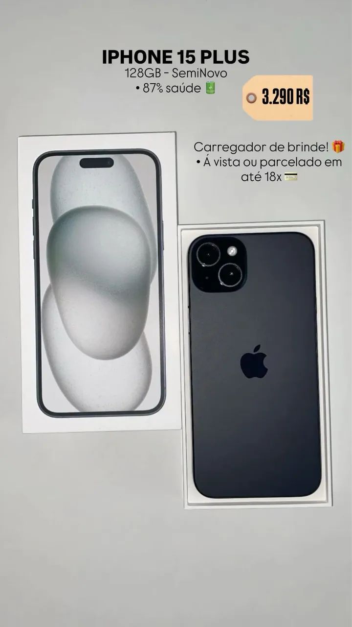 Iphone 15 Plus - Celulares e Smartphones - Santa Rosa de Lima