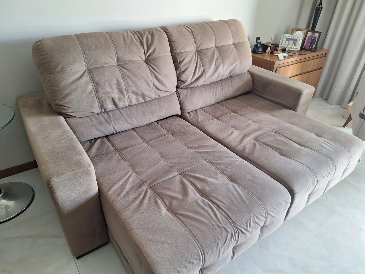 Sofá retratil reclinável ConforFlex - Foto 4