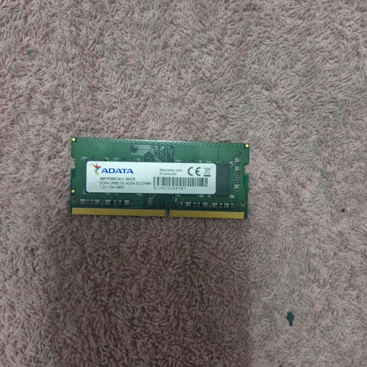 RAM DDR4 4GB Adata para notebook