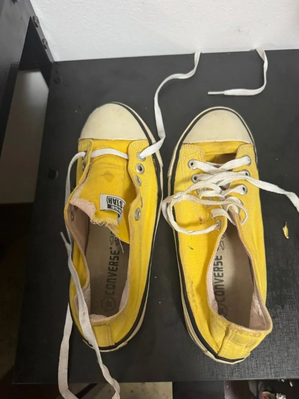 tênis converse all star amarelo 36