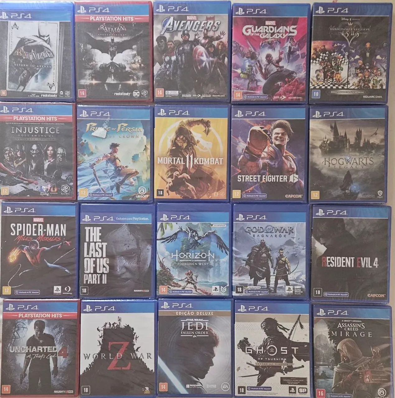 Jogos ps4 lacrados 
