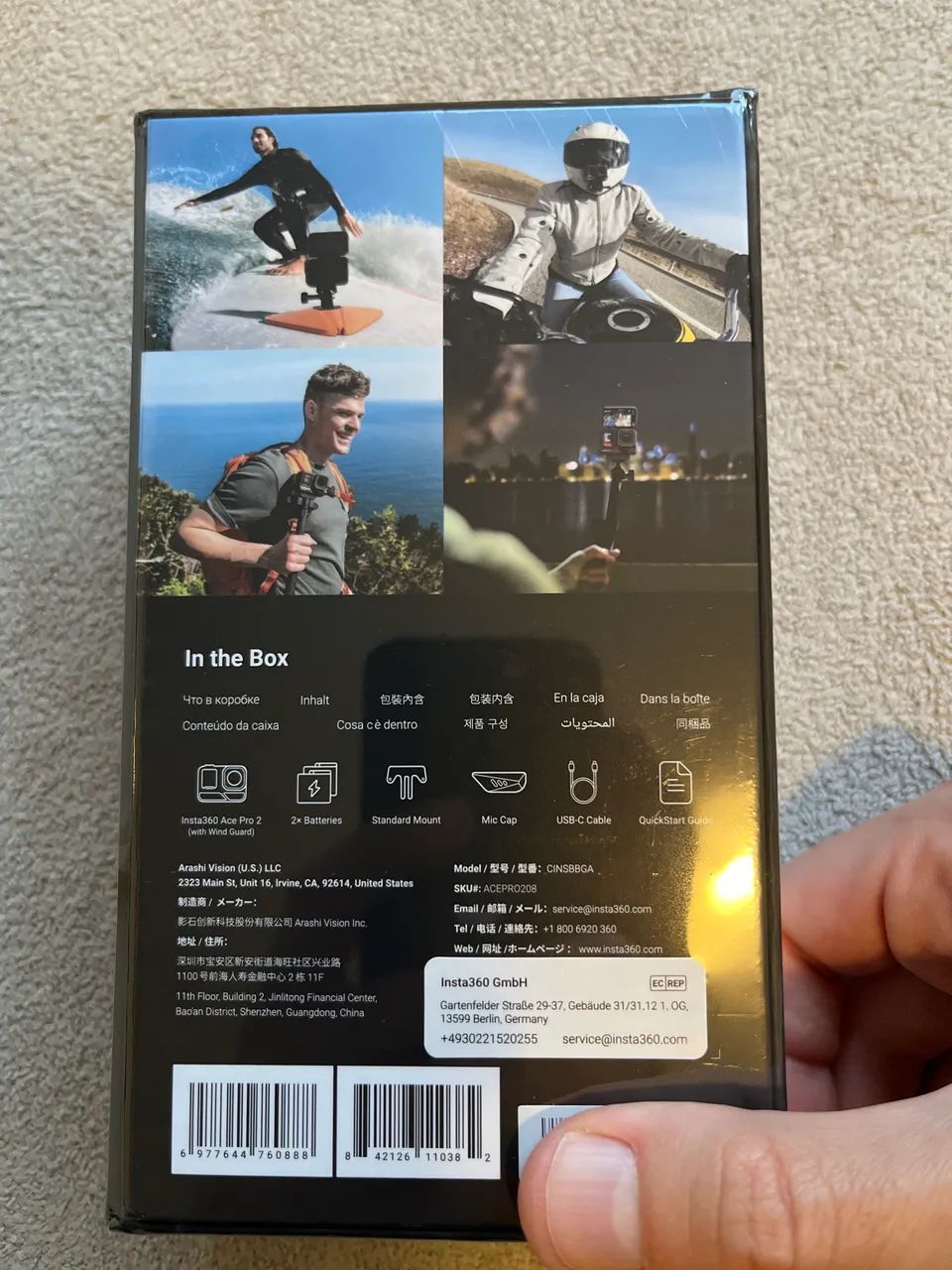 Insta360 Ace Pro 2 nova lacrada - Foto 2