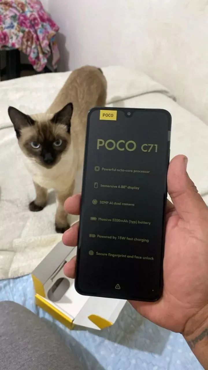 Celular Smartphone Xiaomi Poco C71 128GB / 64GB Dual Sim Global - Foto 4