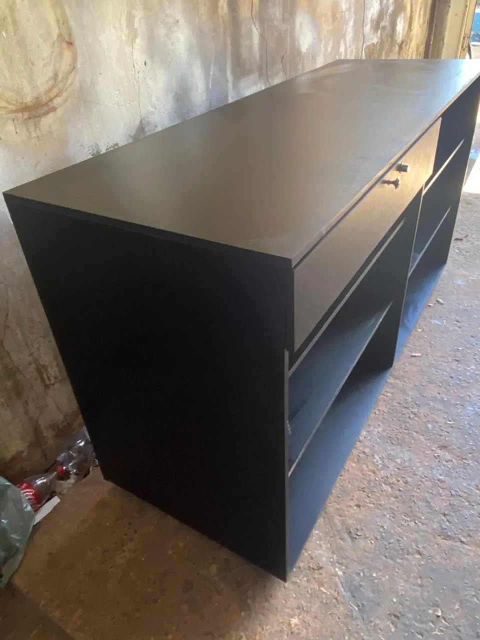 BALCÃO/ILHA CM GAVETA E CHAVE  MDF NOVO 