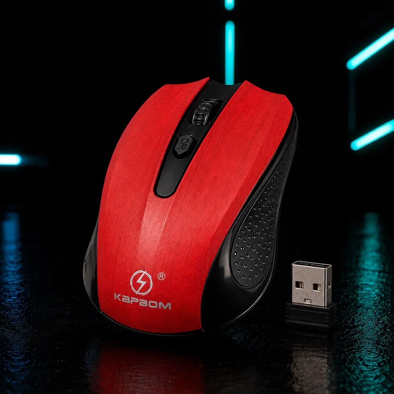 MOUSE SEM FIO KAPBOM KA-633 - Foto 2