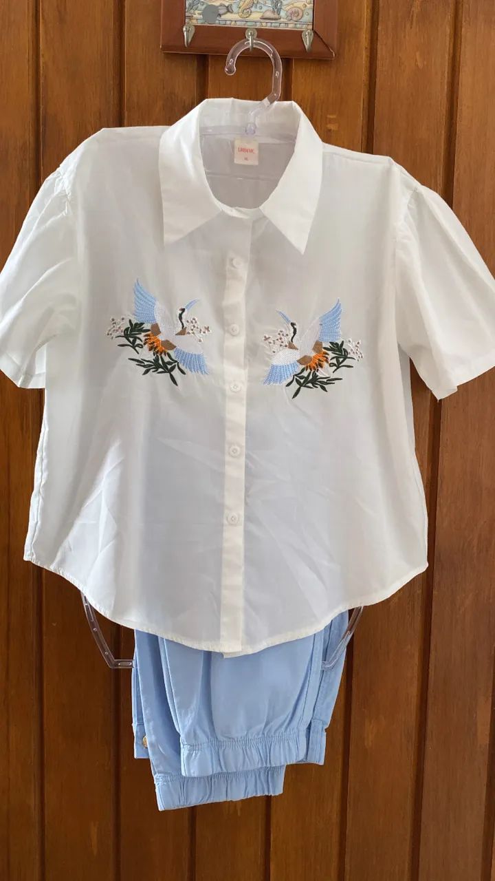 Conjunto Calça e Camisa 44:46 XL