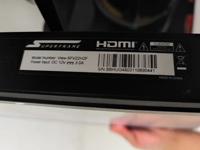 Monitor Gamer SuperFrame View, 21,5 Pol, Full HD, 75Hz - Foto 3