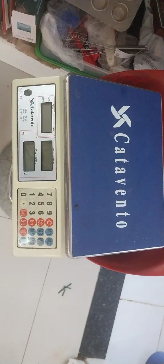 Fritadeira profissional elétrica e balança digital eletrica - Foto 2