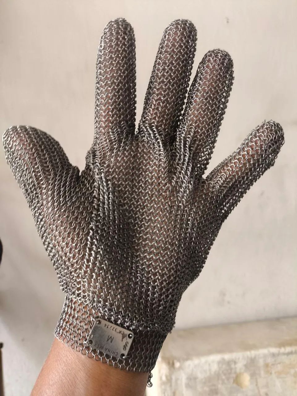 Luva de segurança malha aço inox - Foto 3