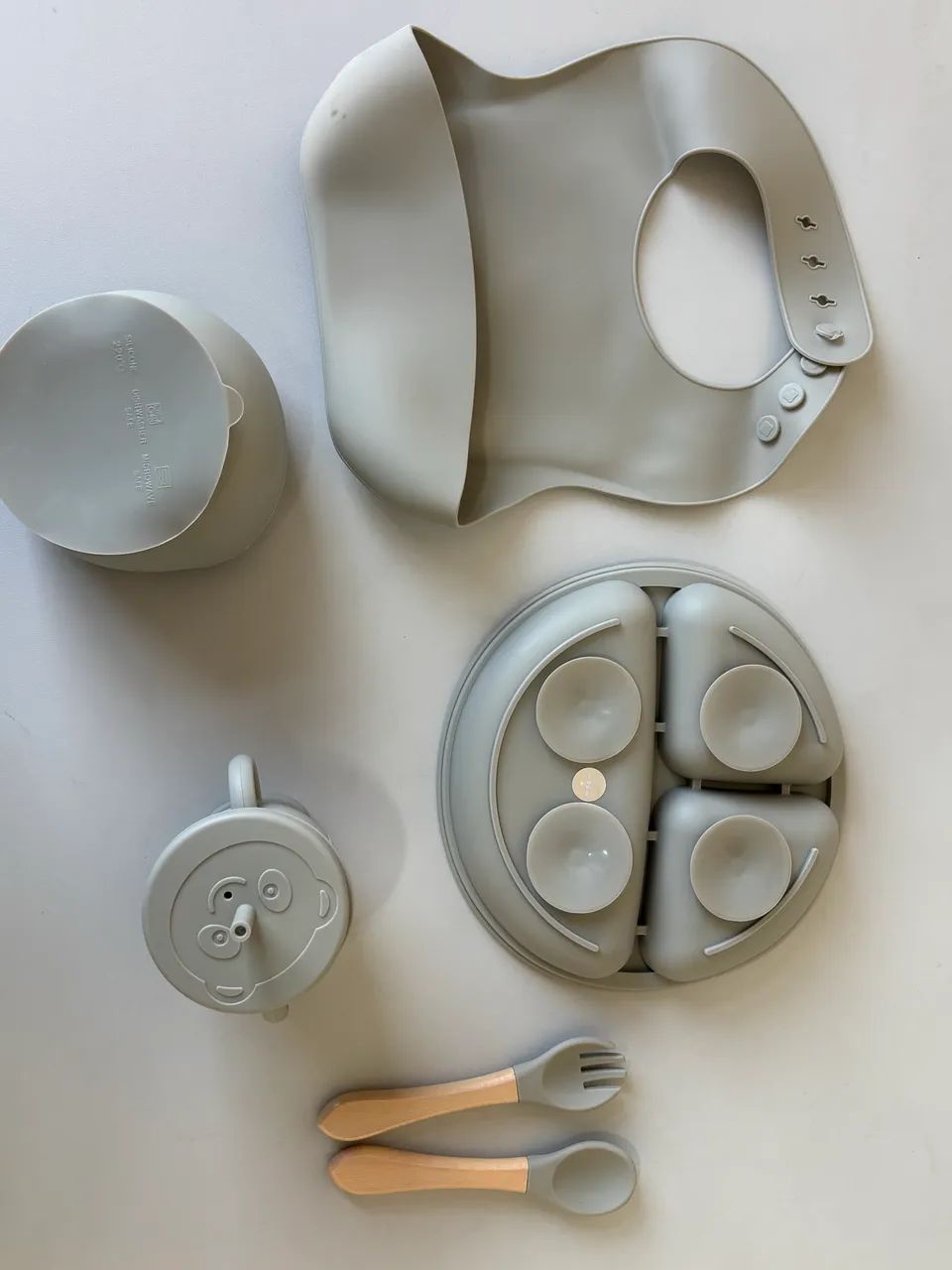 Kit alimentação bebê de silicone  - Foto 3