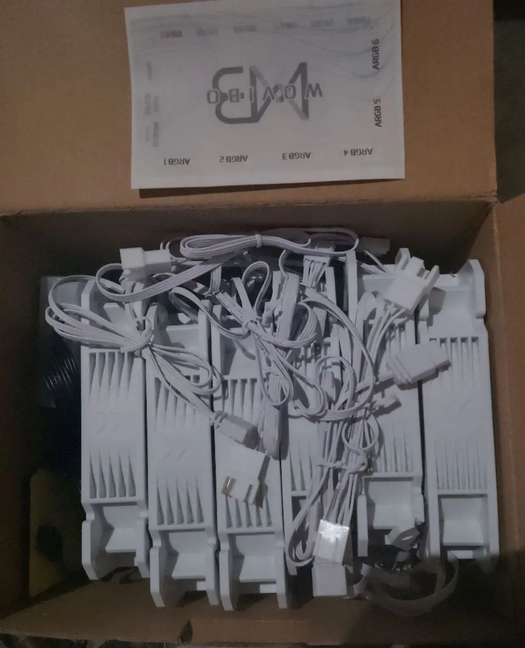 Kit fans 6x1 RGB Nova  - Foto 2