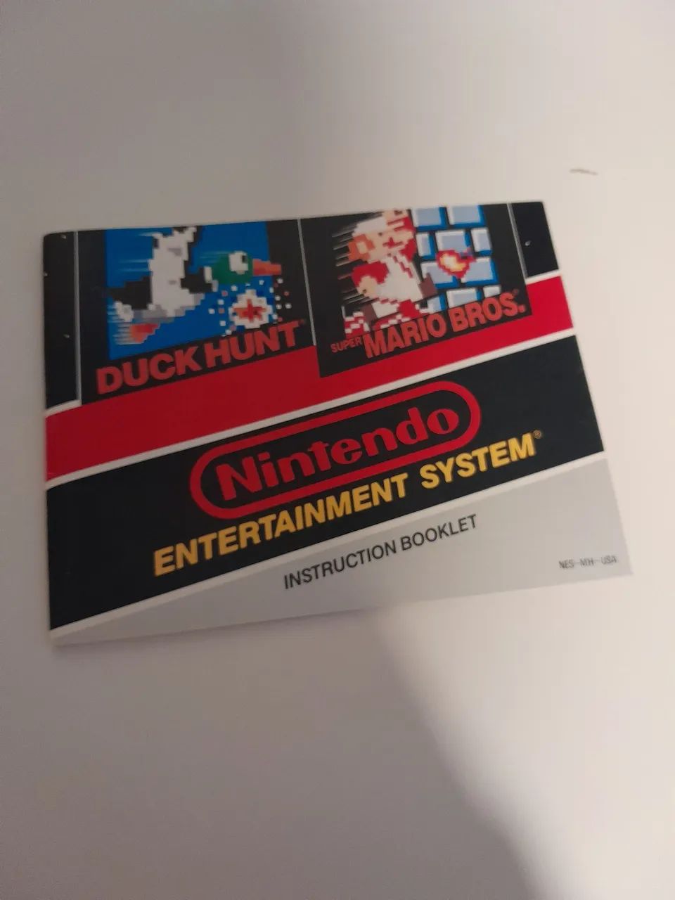 Manual duck Hunt e mario bros original nes
