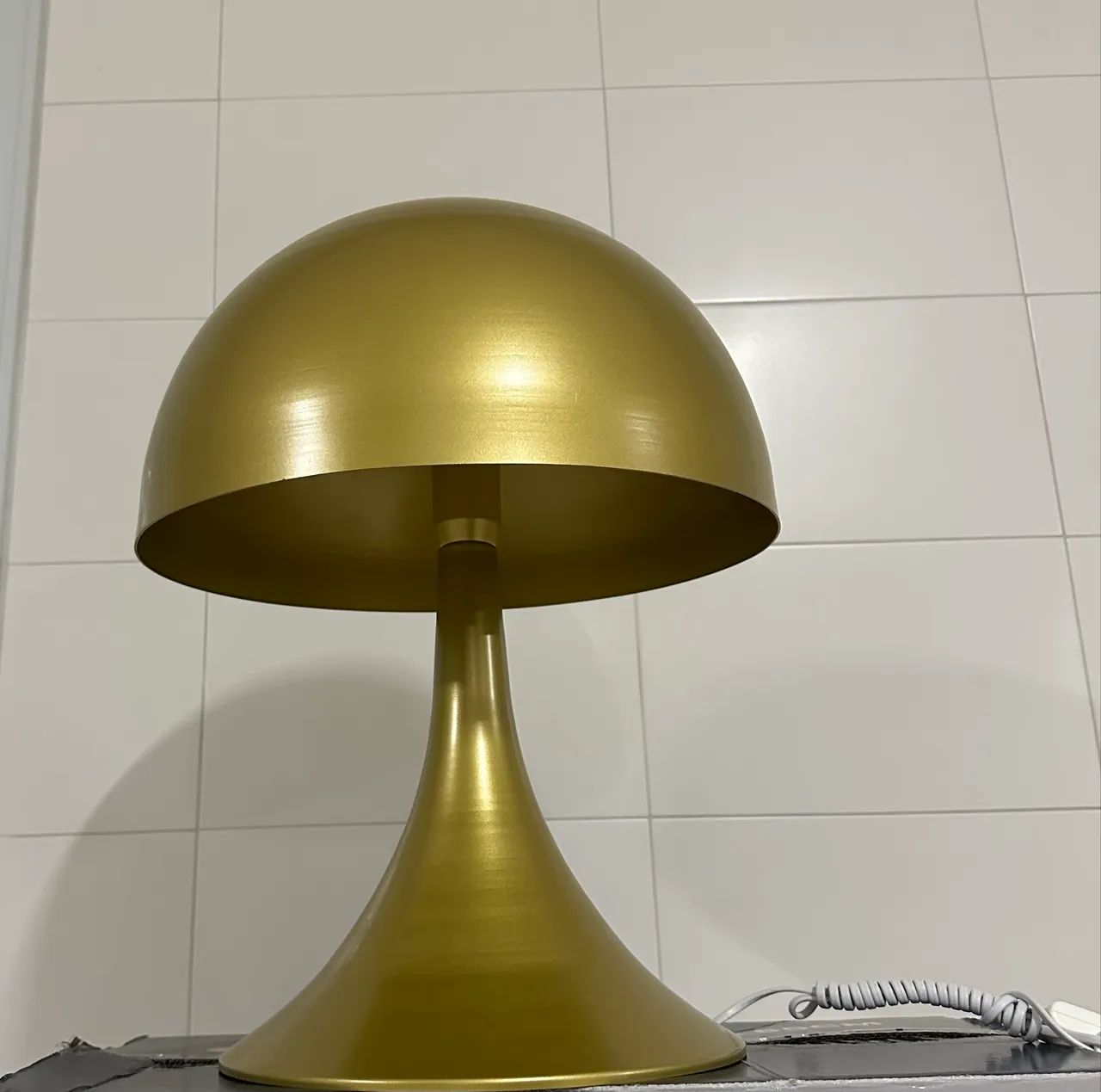 Abajur de Mesa Dourado  - Foto 5