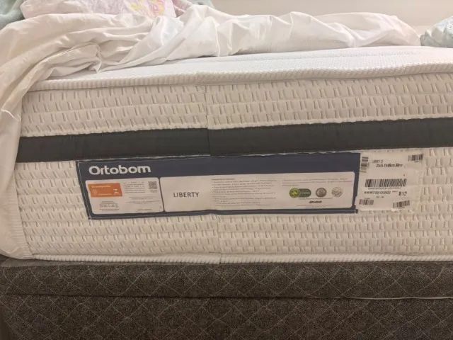 Cama Box baú de solteiro + colchão Ortobom.  - Foto 3