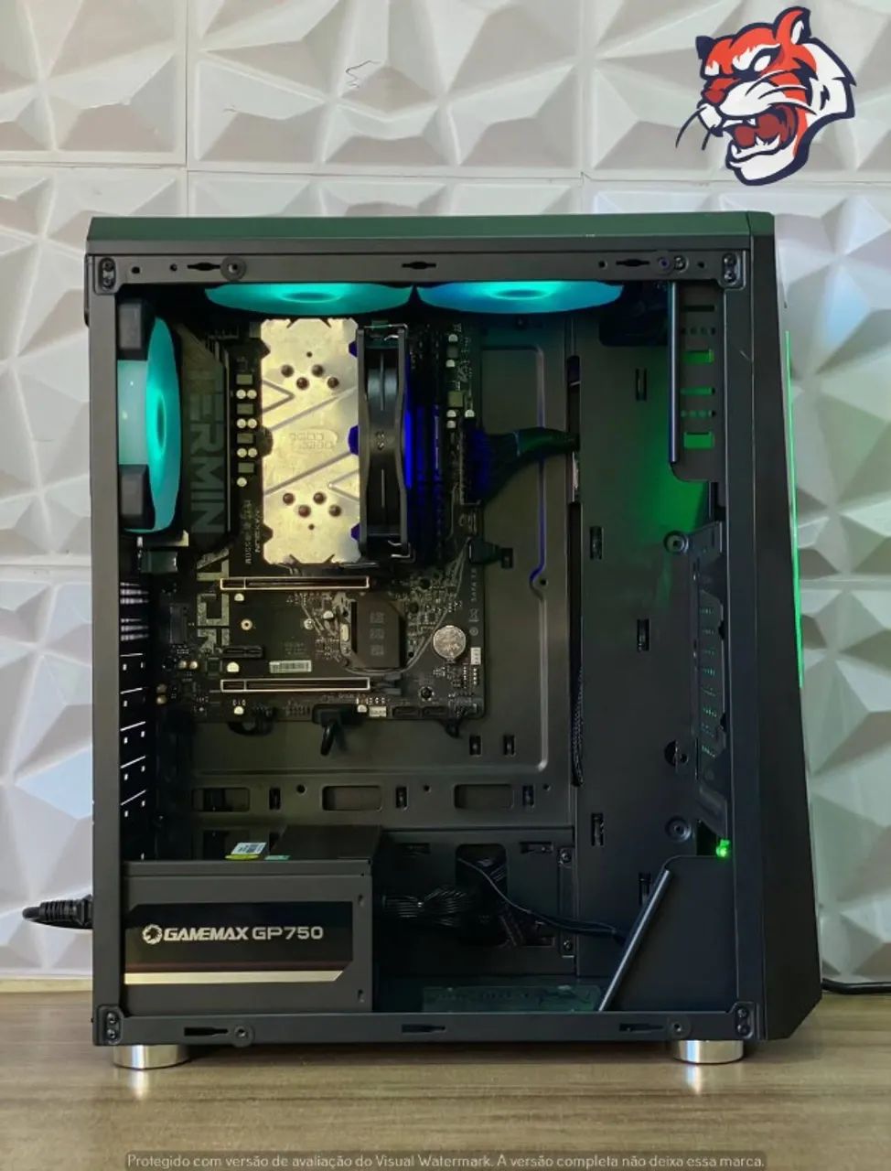 -PC GAMER RYZEN + BARATO DA OLX 5 5600G/ 16GB DDR4/ B550 MAXSUN  - Foto 4