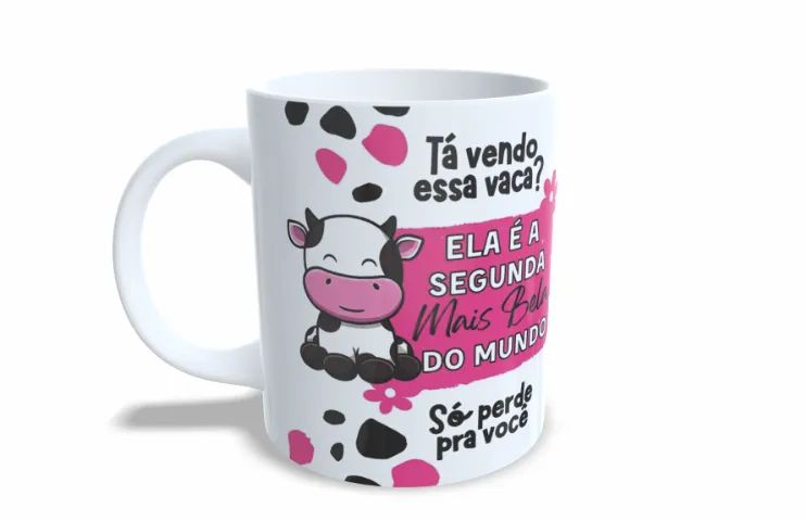 Caneca Personalizada - Tema Vaquinha querida 270°