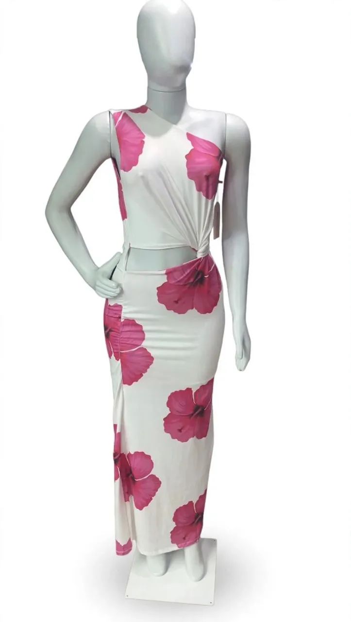 Vestido feminino estampado 