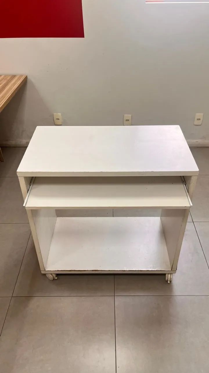 Mesa computador branca  - Foto 2
