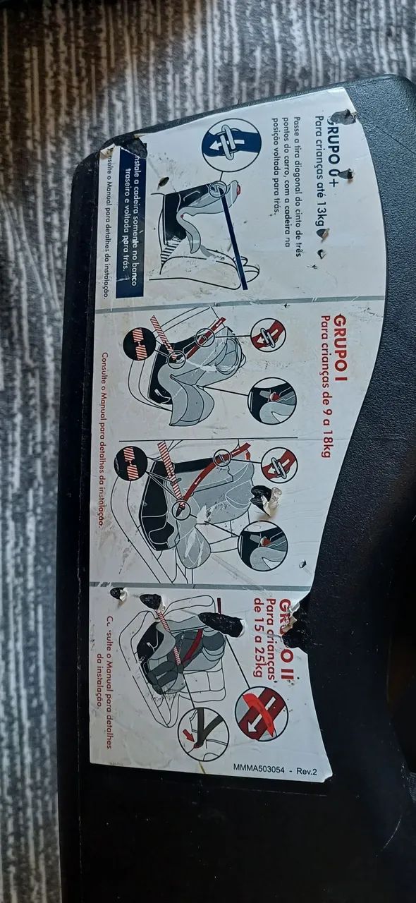 Cadeirinha Borigotto matrix evulution  - Foto 3