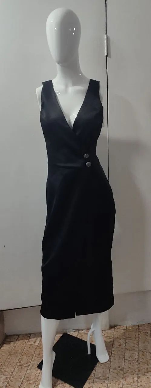 Vestido MIDI Transpassado Novo 