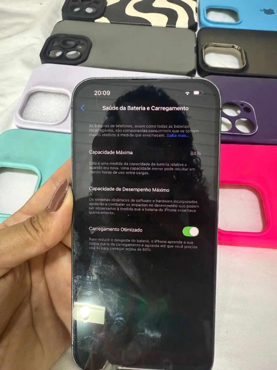 Iphone 14proMax 256gb roxo em excelente estado - Foto 3