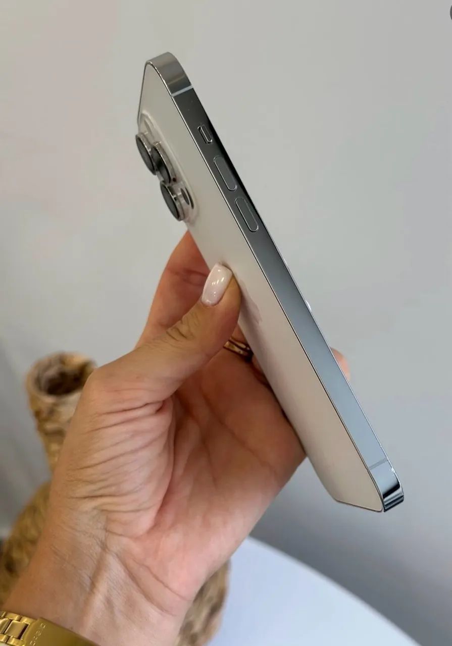 IPHONE 14 PRO MAX 128 GB SILVER 4 MESES DE USO NA GARANTIA APPLE
