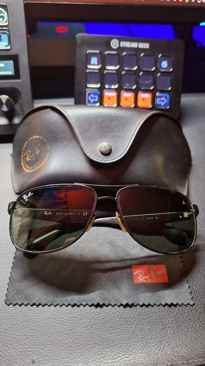 Ray-Ban Warrior RB3342 Made in Italy Original - Ótimo Estado