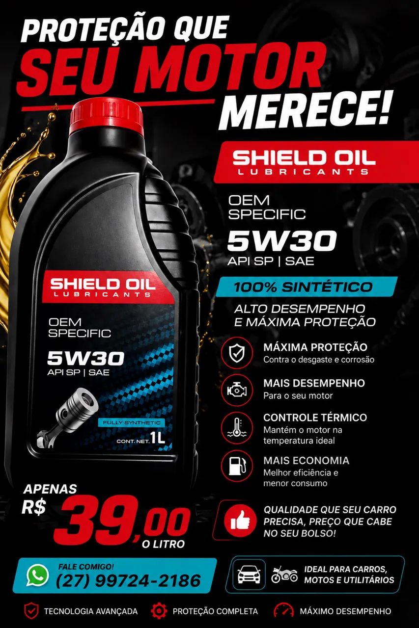ÓLEO SINTÉTICO 5W30 