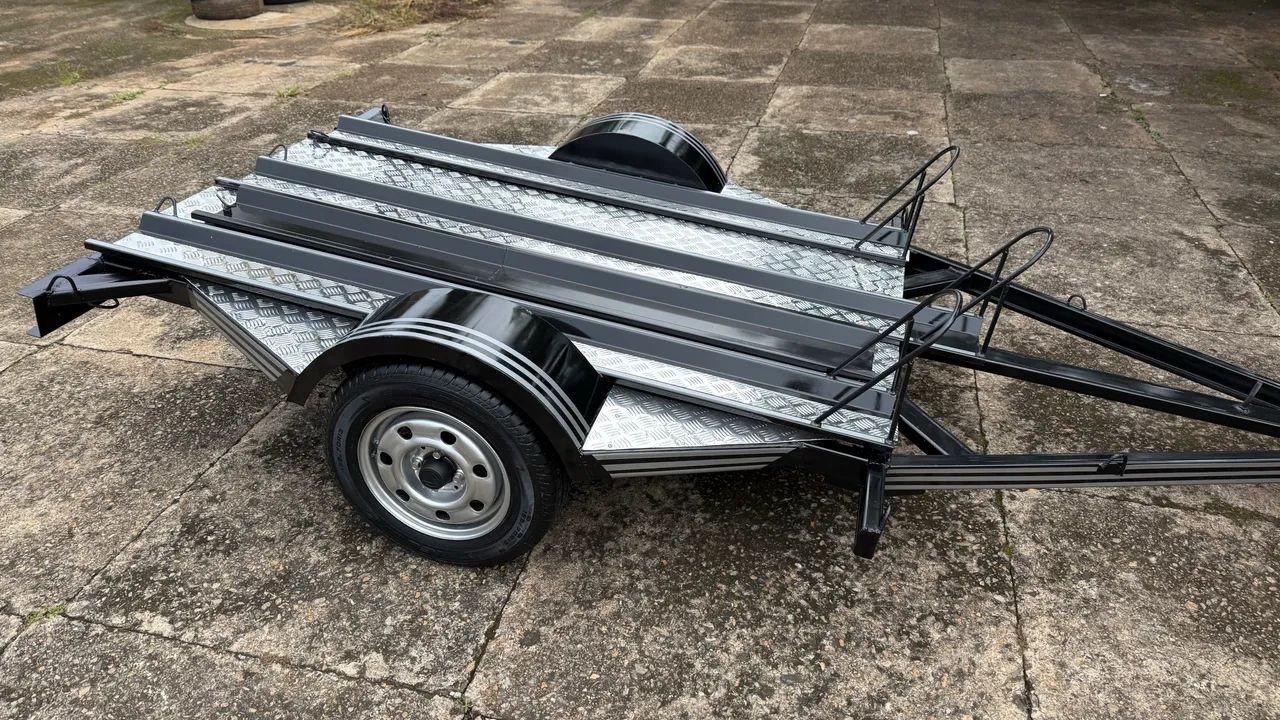 Carretinha para motos - Foto 3