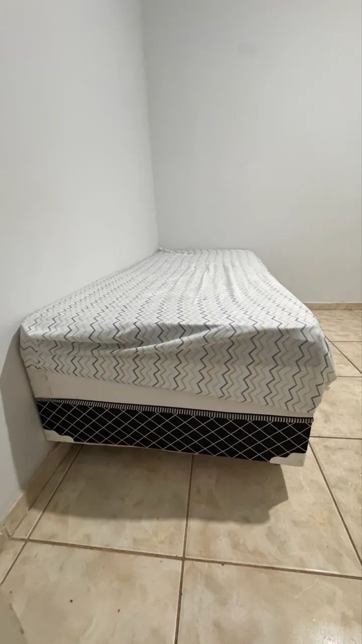 Cama Box de solteiro para doação  - Foto 2