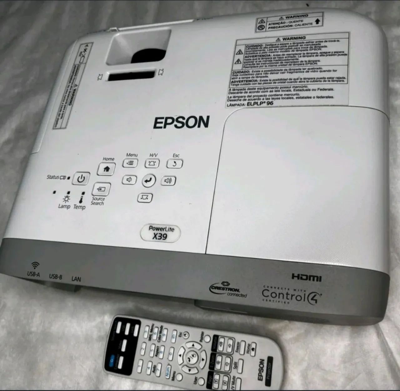 Projetor Epson X39 - Foto 3