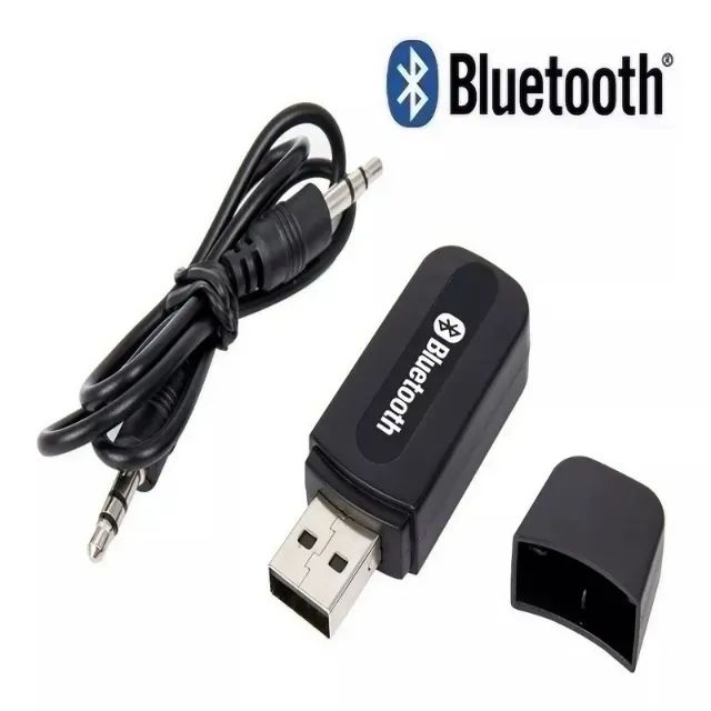 Adaptador Receptor Bluetooth Usb P2 Áudio Músicas Som Carro - - Foto 2