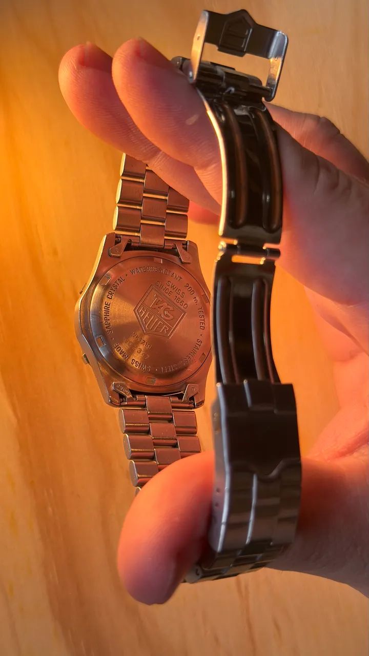 Relógio TAG Heuer Professional Original - Mostrador Azul - Foto 4