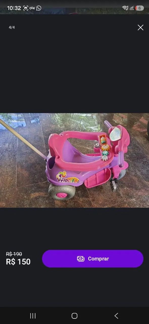 Vendo velotrol infantil - Foto 2
