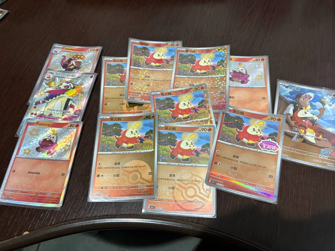 Coleção Pokémon Fuecoco cartas - Foto 2