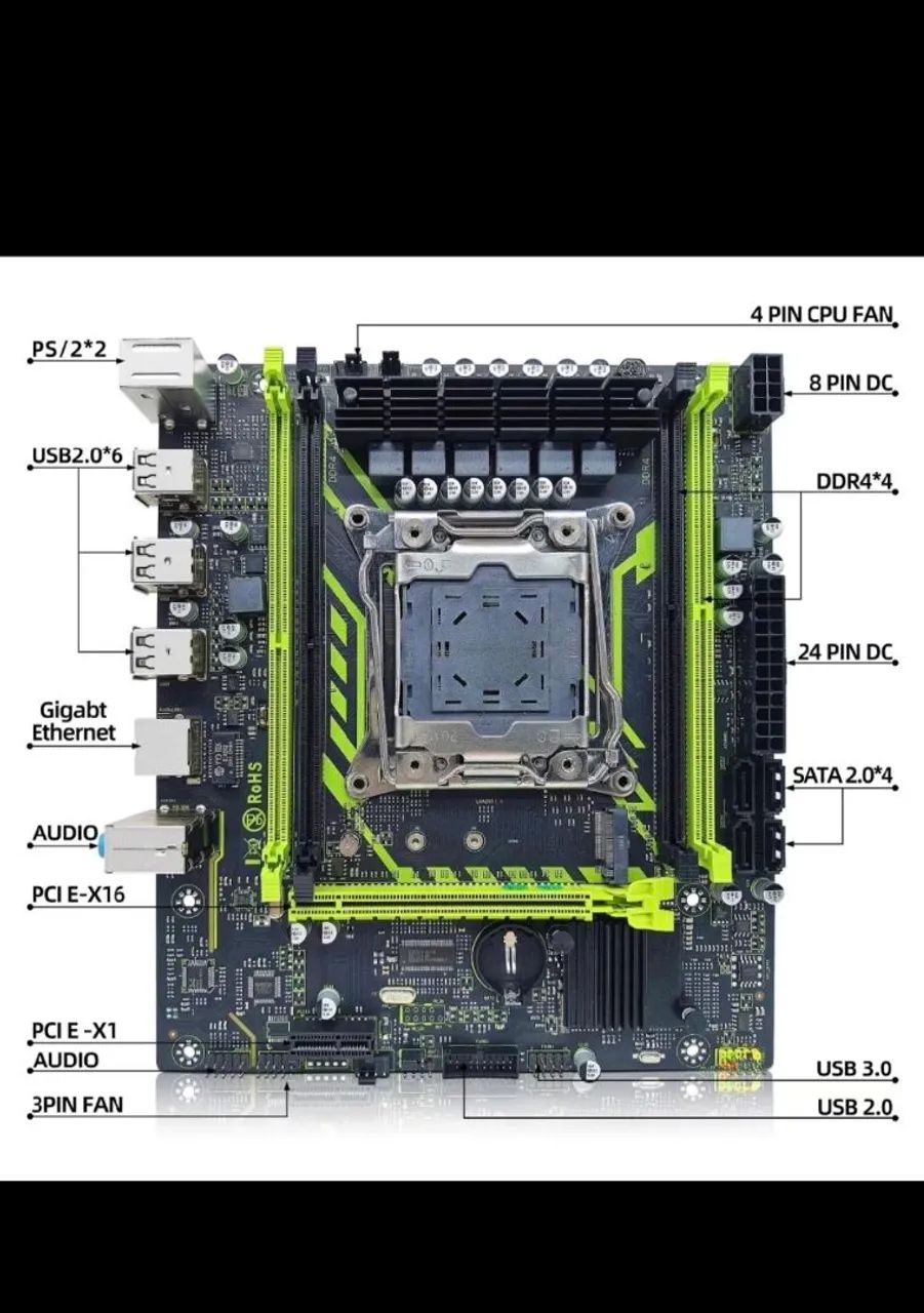 Kit xeon 2650v4 + placa mãe  - Foto 3