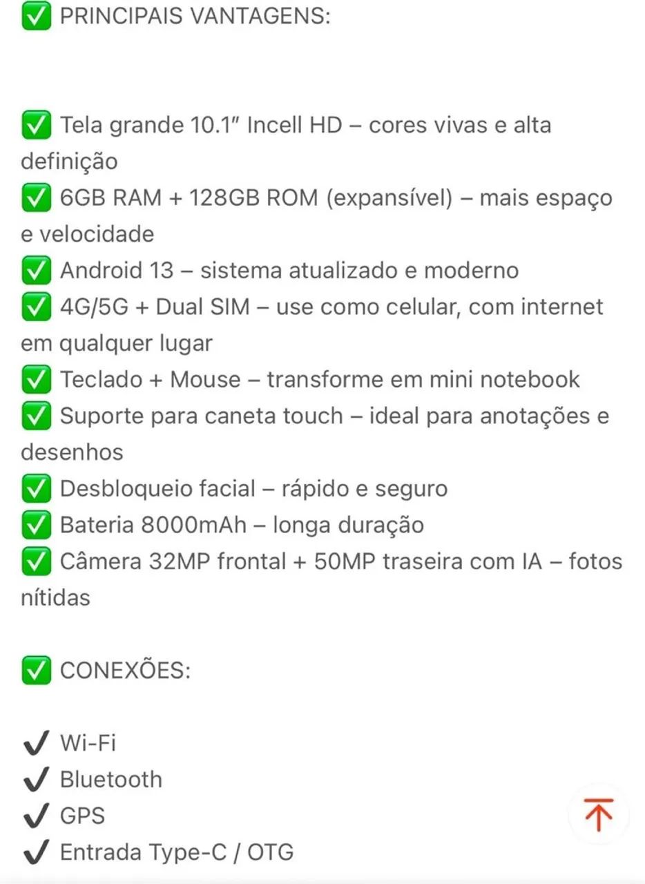 VENDO TABLET NOVO / LACRADO - Foto 2
