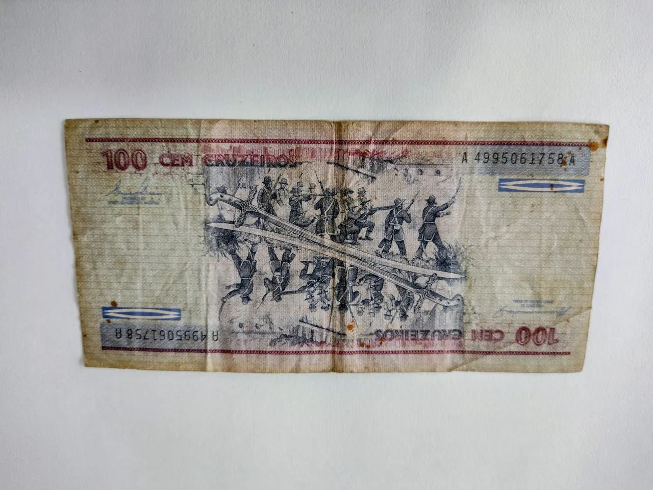 Cédula 100 cruzeiros  - Foto 2