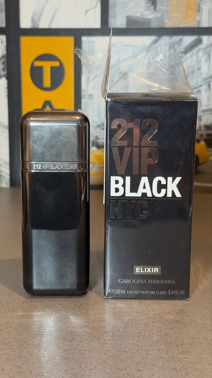 Perfume 212 Vip Black Elixir - 100ml