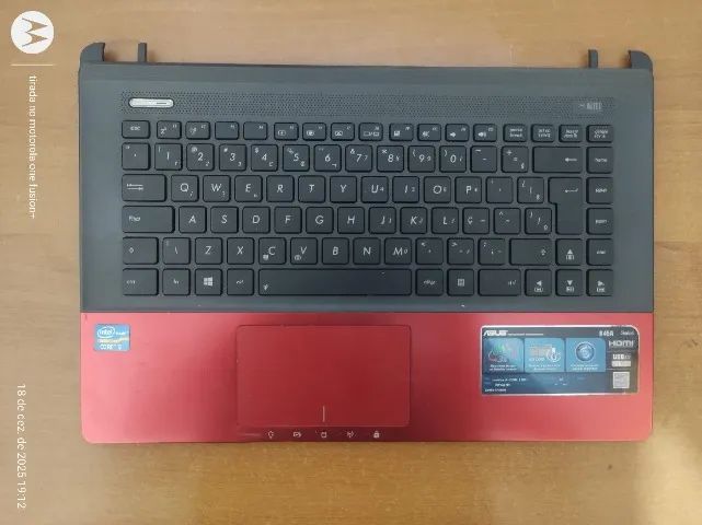 BASE SUPERIOR COM TECLADO PARA NOTEBOOK ASUS K45A