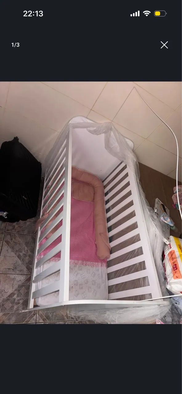 Vendo berço com colchão  - Foto 2