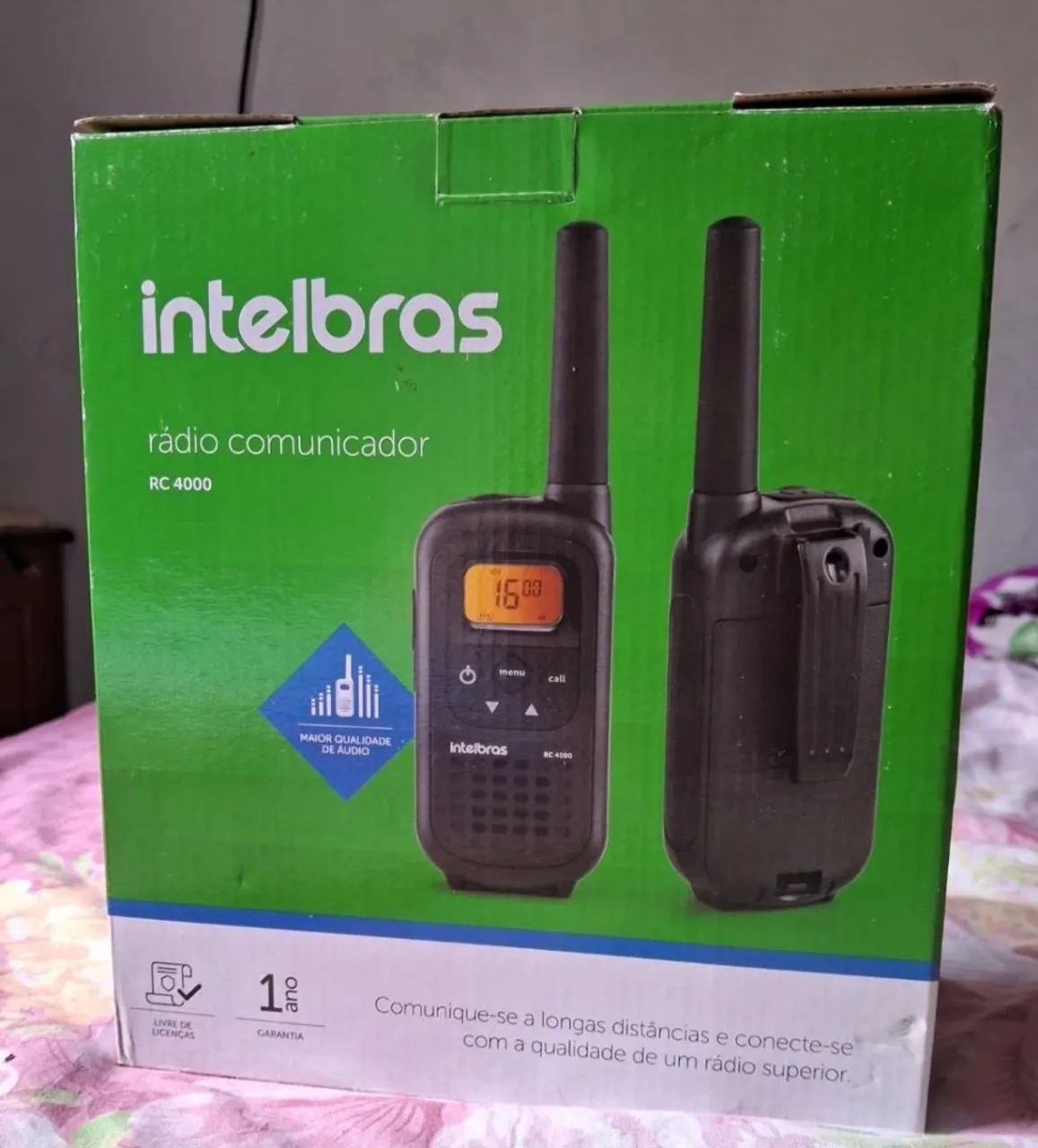 Rádio comunicador com até 20km de alcance