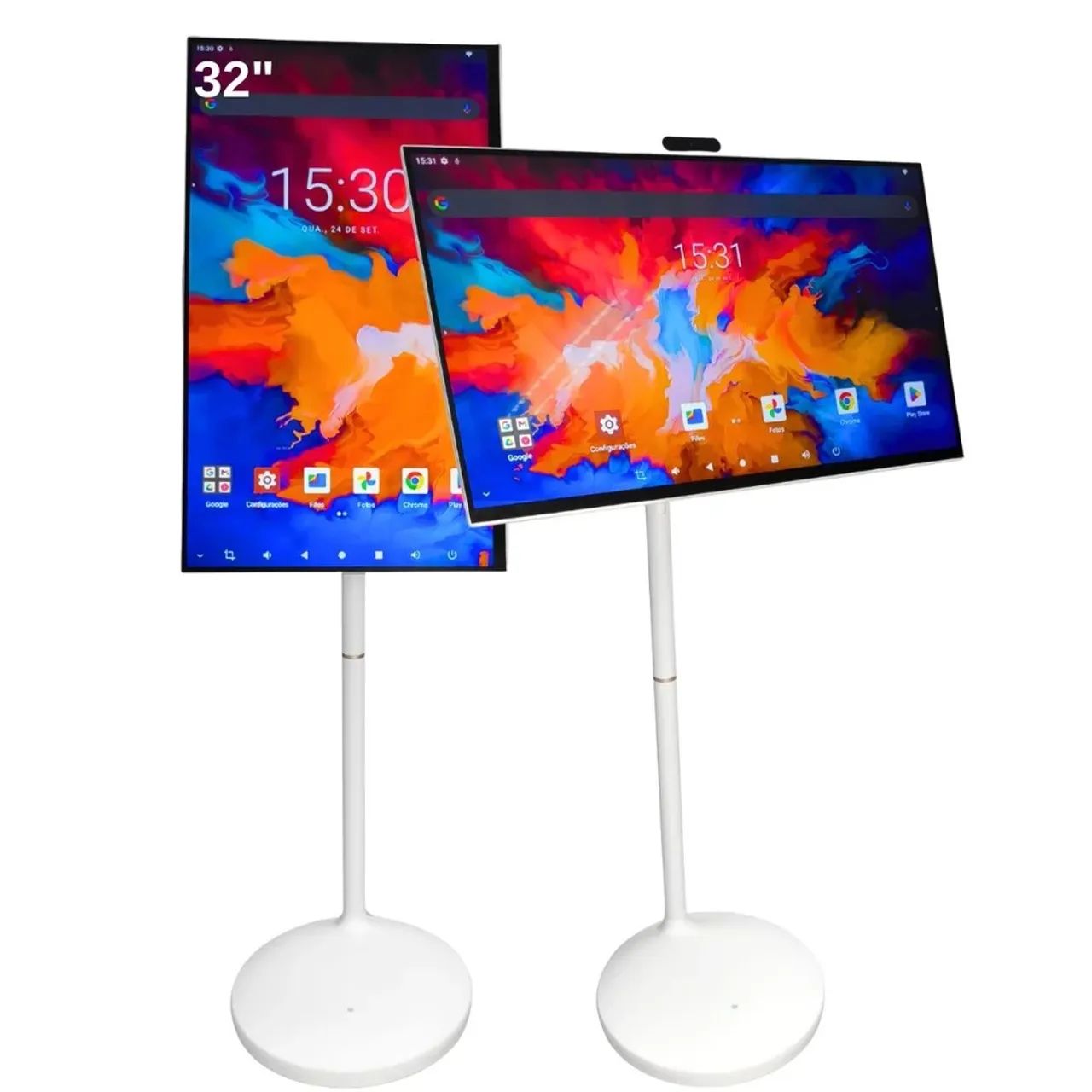 TV MONITOR INTELIGENTE COM TOUCH SCREEN DE 32 POLEGADAS, EM 10x SEM JUROS.