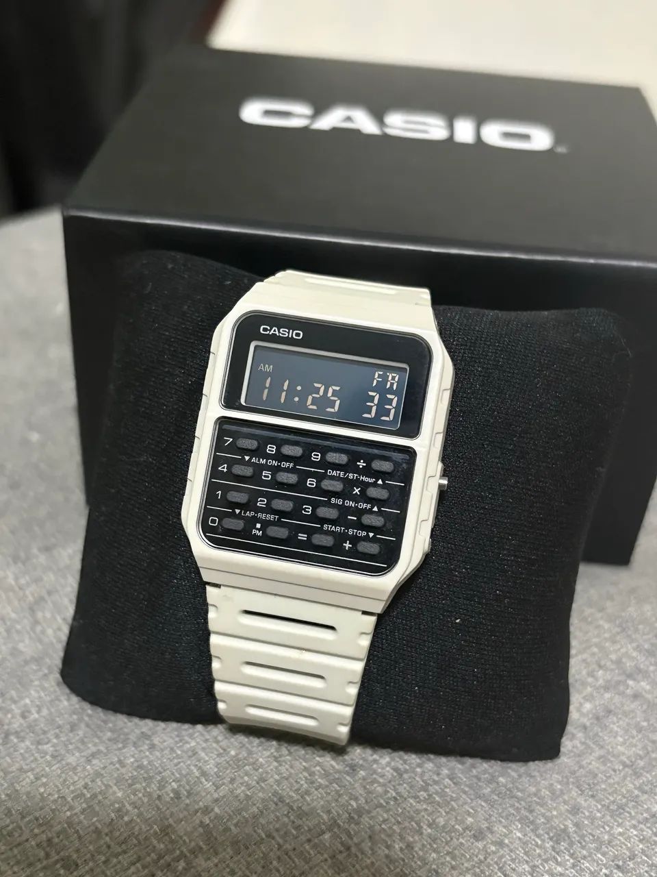 Relógio de Pulso Digital Casio Data Bank, modelo CA-53WF-8B - Foto 2