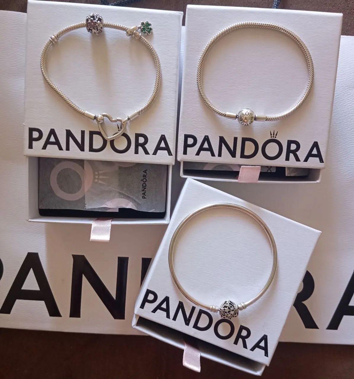 3 pulseira Pandora original usada 4 vzs apenas - Foto 2
