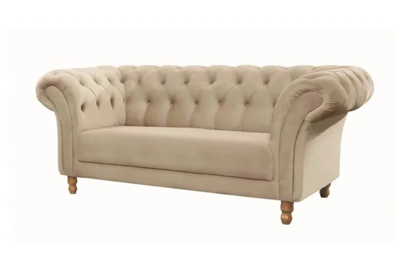 ? Sofá 3 lugares estilo Chesterfield